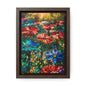 Stained glass garden Gallery Canvas Wraps, Vertical Frame