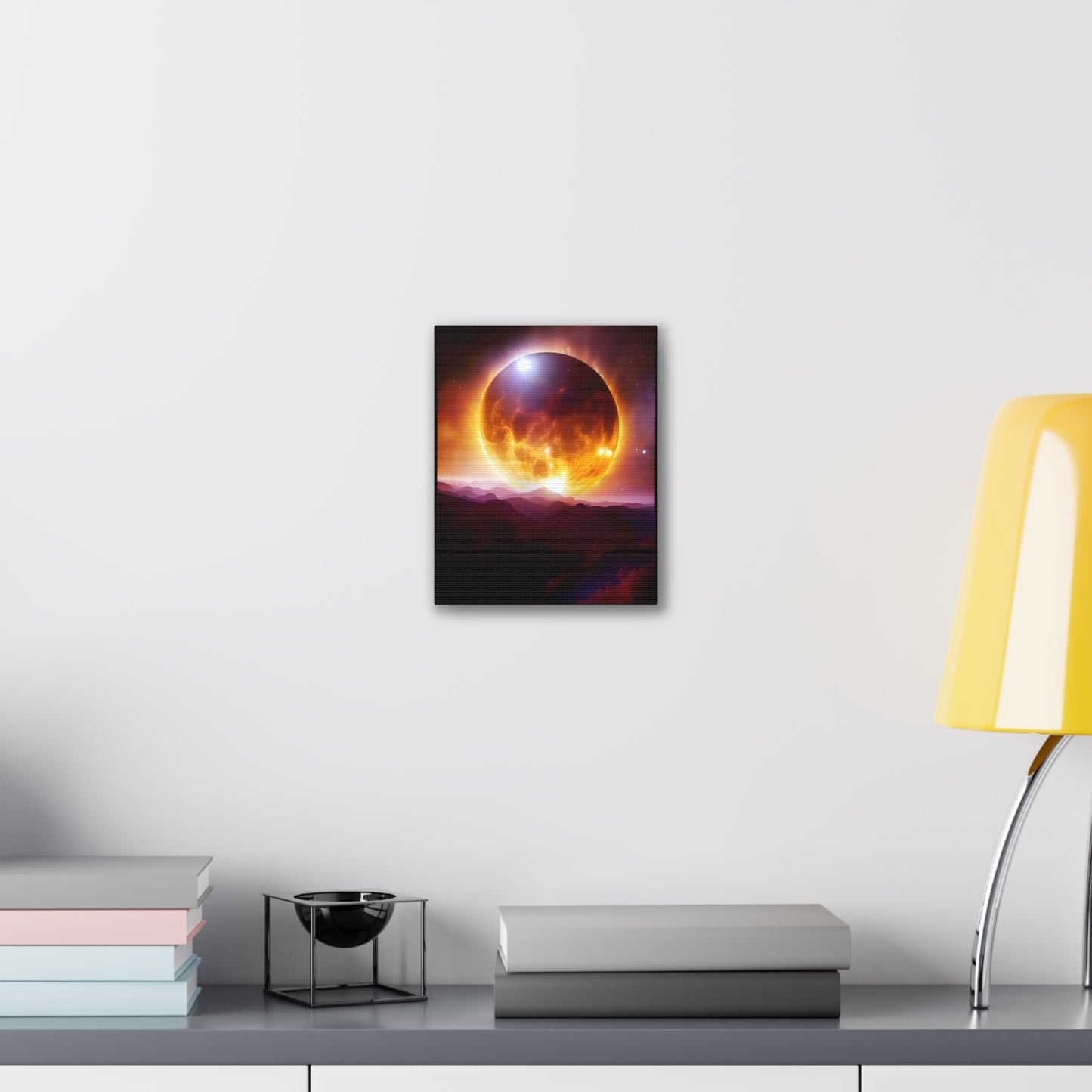 Total eclipse Canvas Stretched, 0.75"