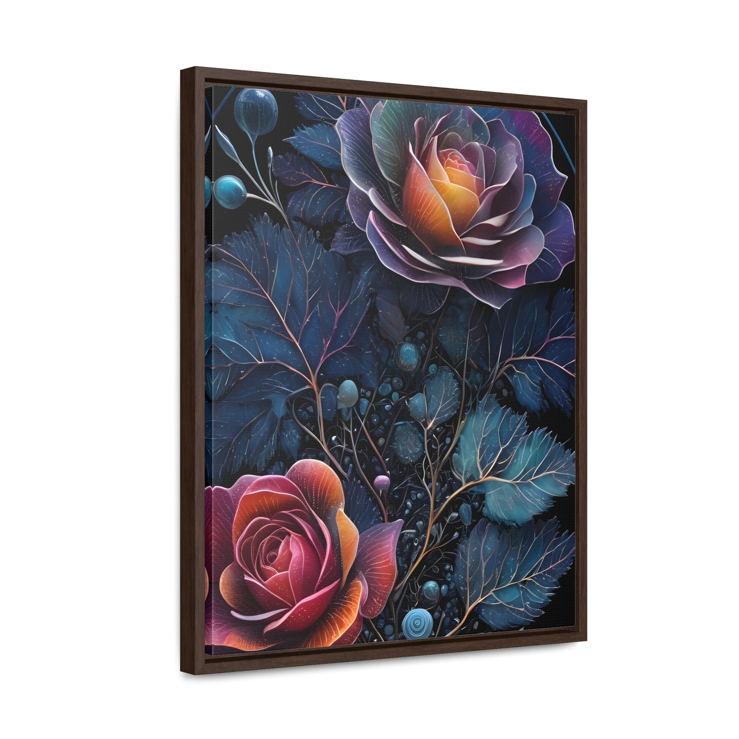 Rosey escapes Gallery Canvas Wraps, Vertical Frame