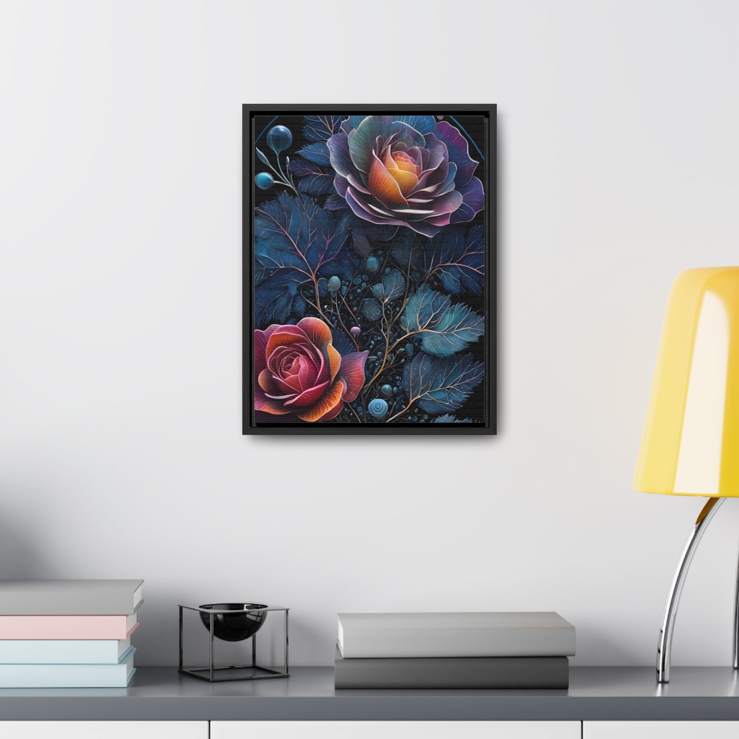 Rosey escapes Gallery Canvas Wraps, Vertical Frame