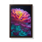 Smokey Peony Framed Vertical Poster