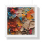 Paper flower pastel 1 Framed Vertical Poster