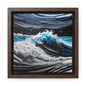 Rough waters framed Canvas Gallery Wrap canvas