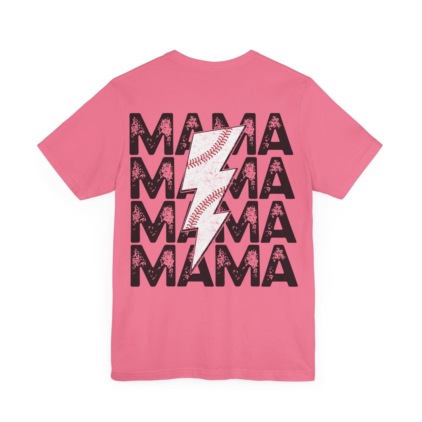 Distressed baseball mama Unisex Jersey Short Sleeve Tee