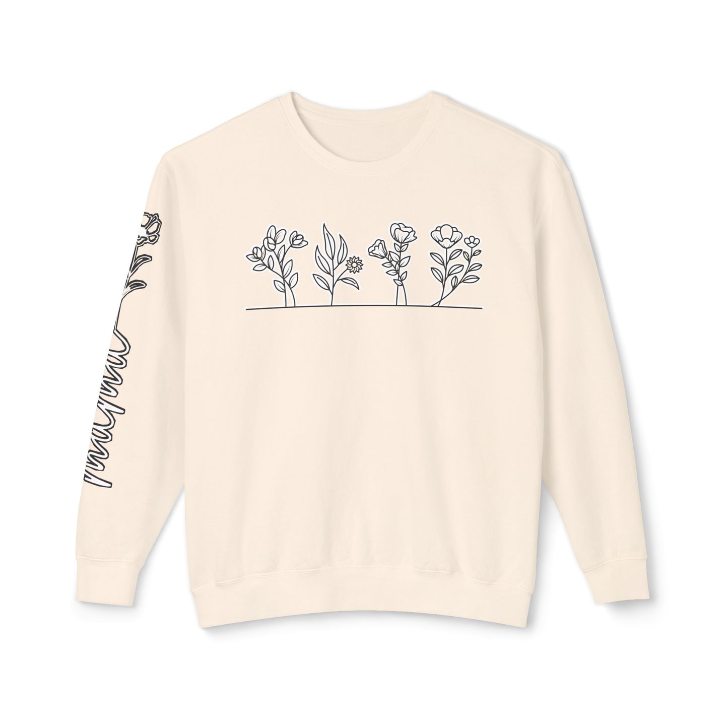 Wildflower Mama Unisex Lightweight Crewneck Sweatshirt