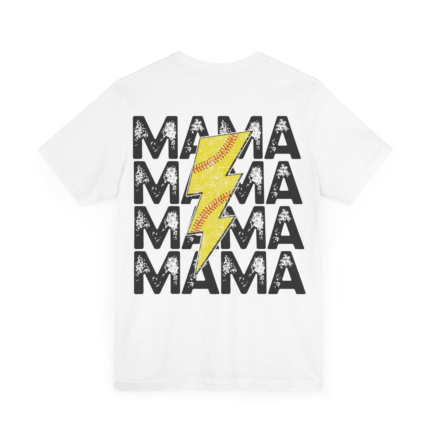 Distressed Softball mama Unisex Jersey Short Sleeve Tee