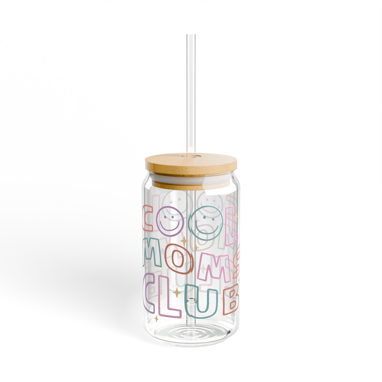 Cool Mom's Club Sipper Glass, 16oz