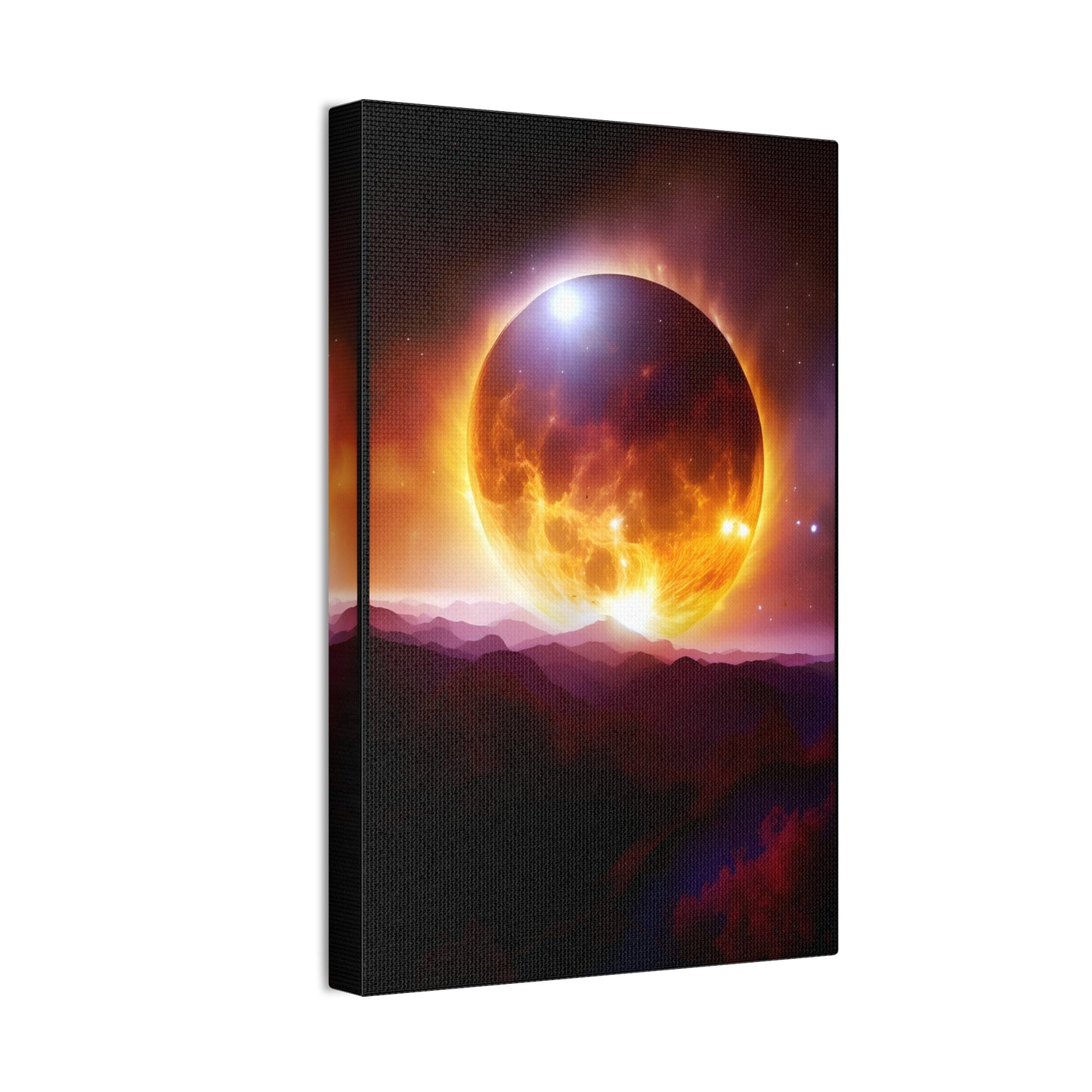 Total eclipse Canvas Stretched, 0.75"