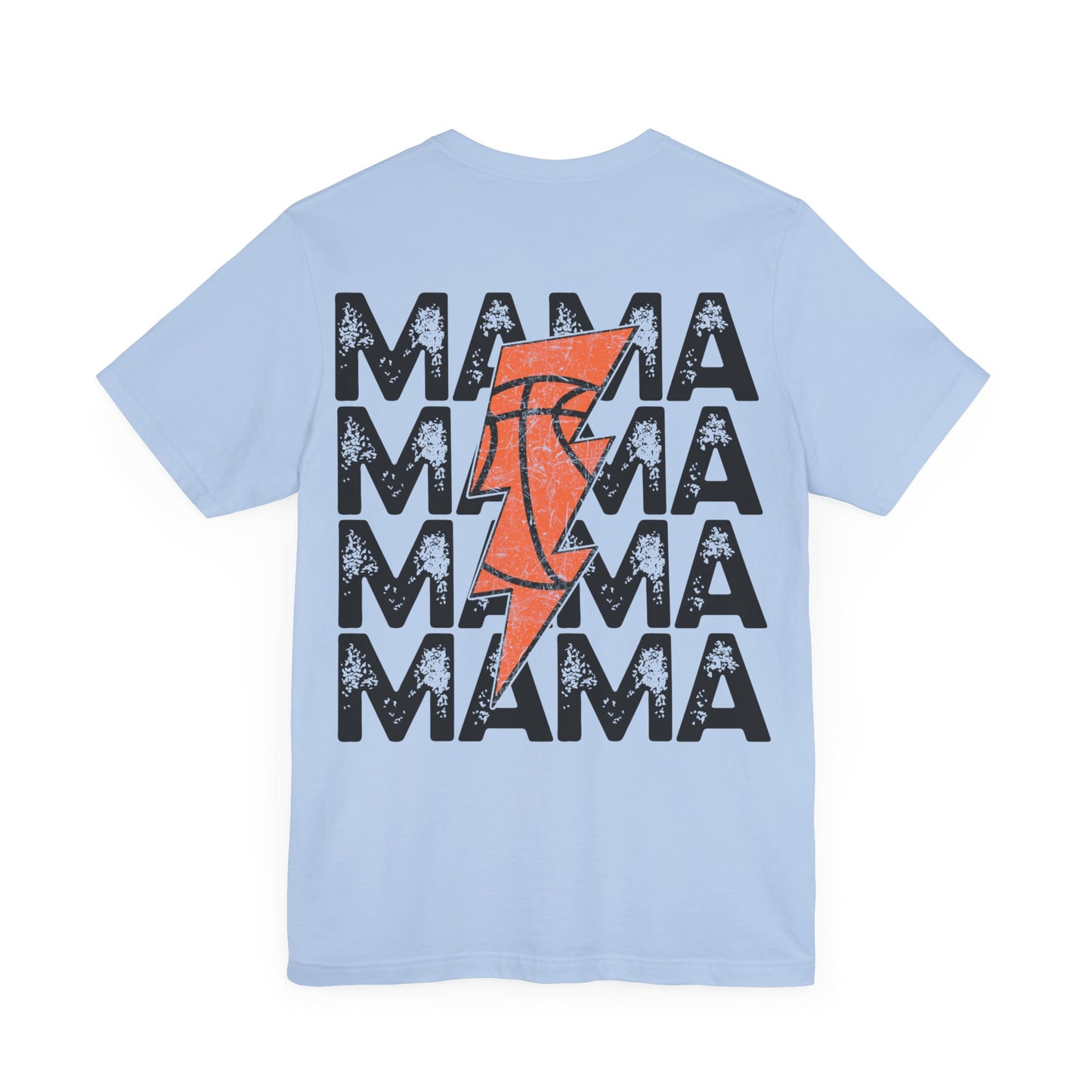 Distressed football mama Unisex Jersey Short Sleeve Tee