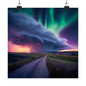 Neon Shelf cloud Matte Vertical Posters