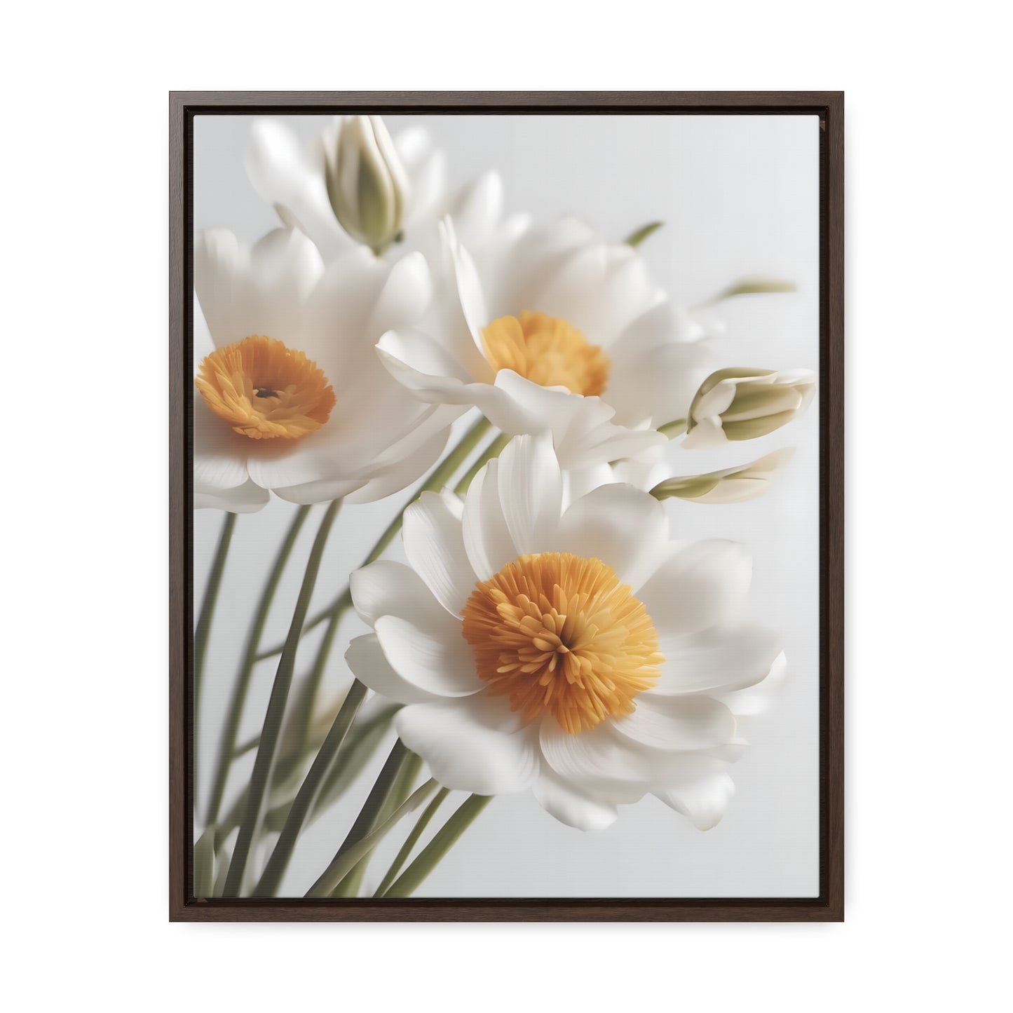 Daisy Gallery Canvas Wraps, Vertical Frame