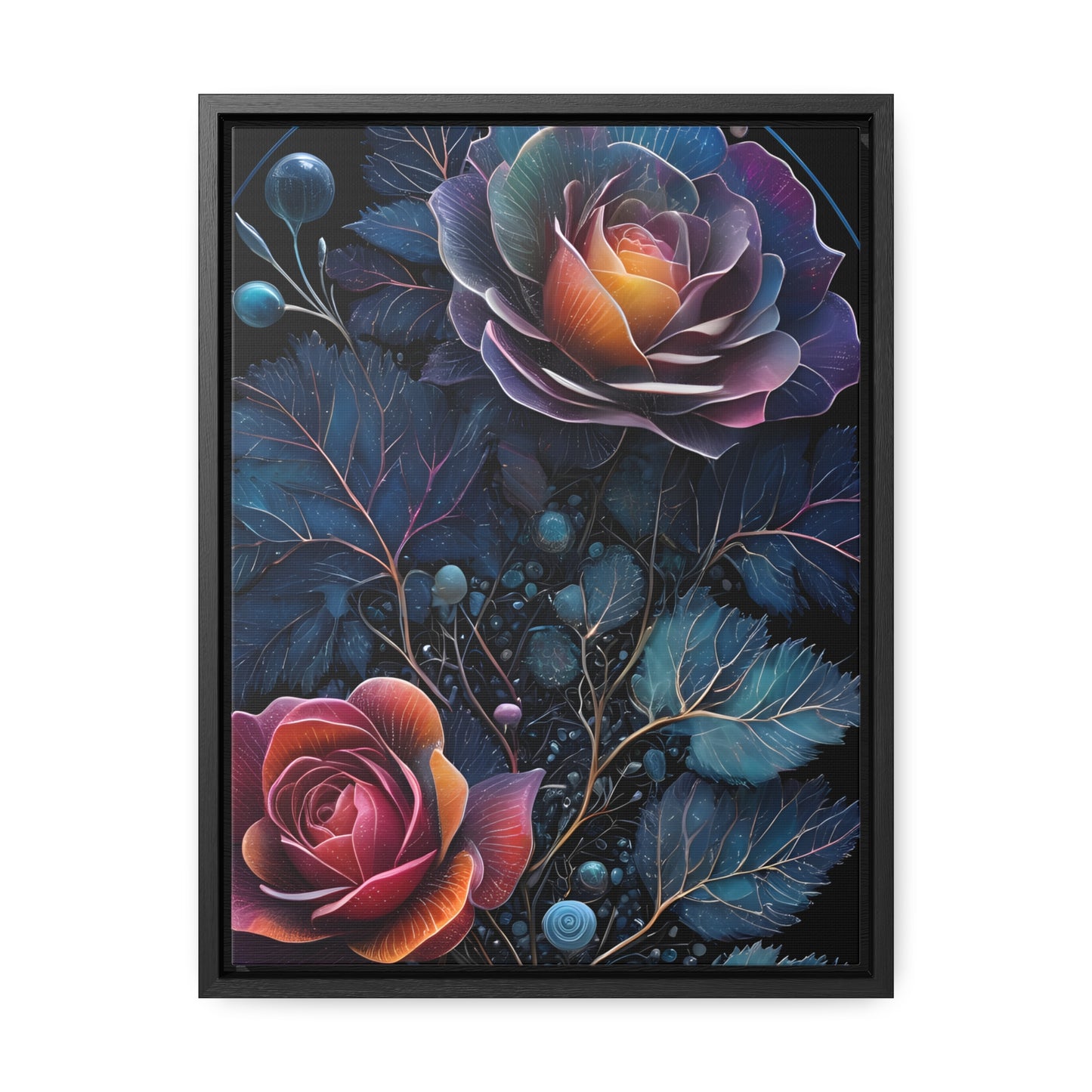 Rosey escapes Gallery Canvas Wraps, Vertical Frame