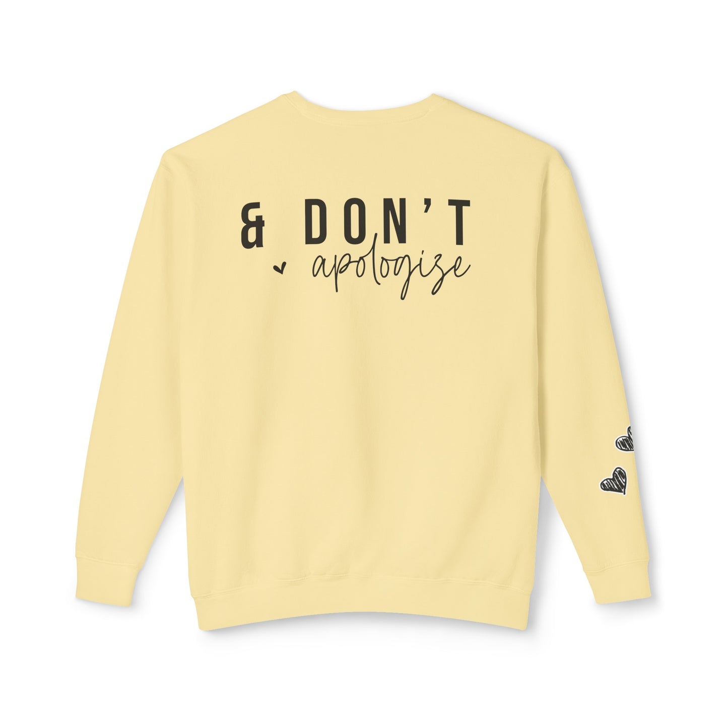 Be yourself Unisex Lightweight Crewneck Sweatshirt