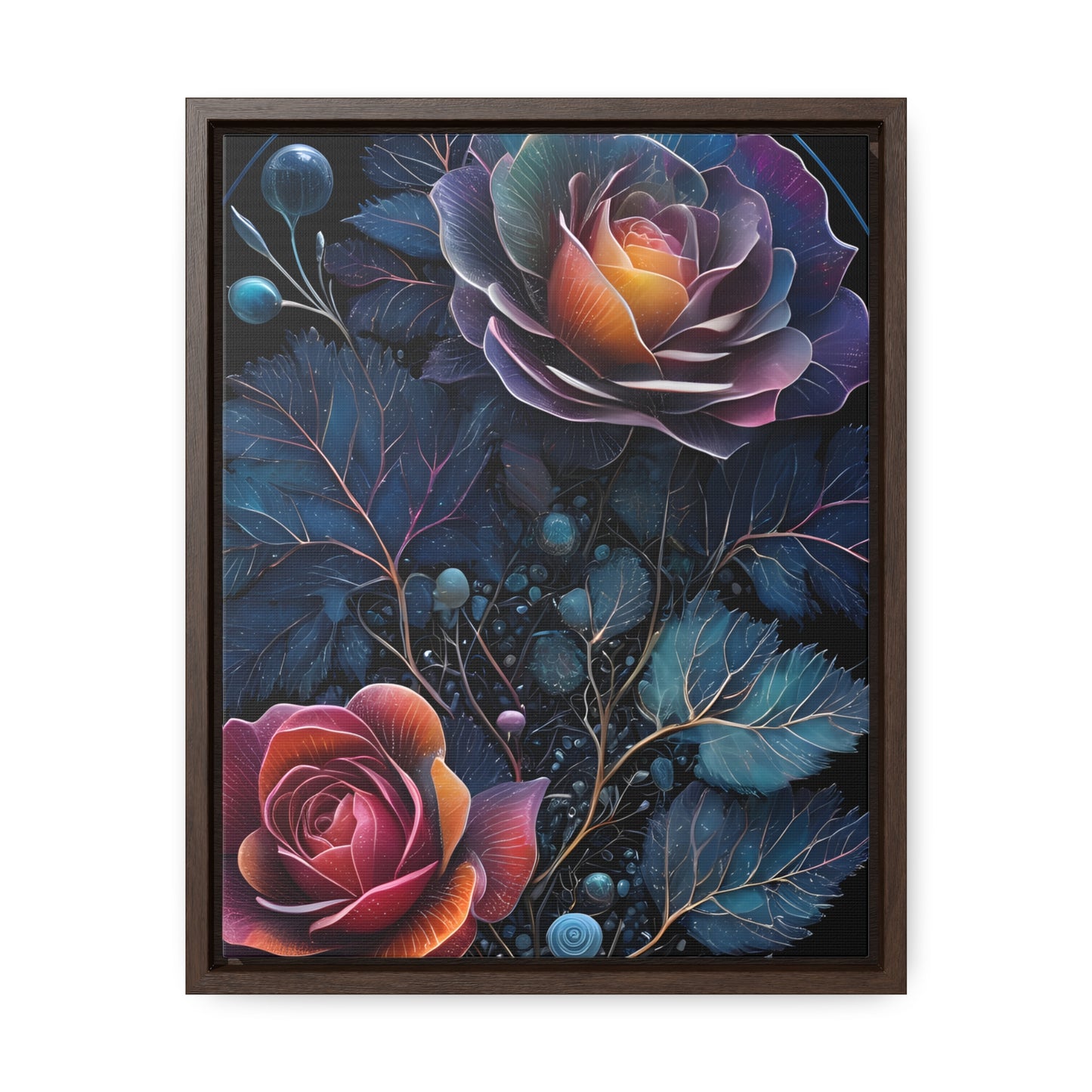 Rosey escapes Gallery Canvas Wraps, Vertical Frame