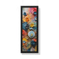 Paper flowers 4 Framed Vertical Poster