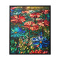 Stained glass garden Gallery Canvas Wraps, Vertical Frame