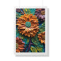 Pallet knife flowers Matte Vertical Posters