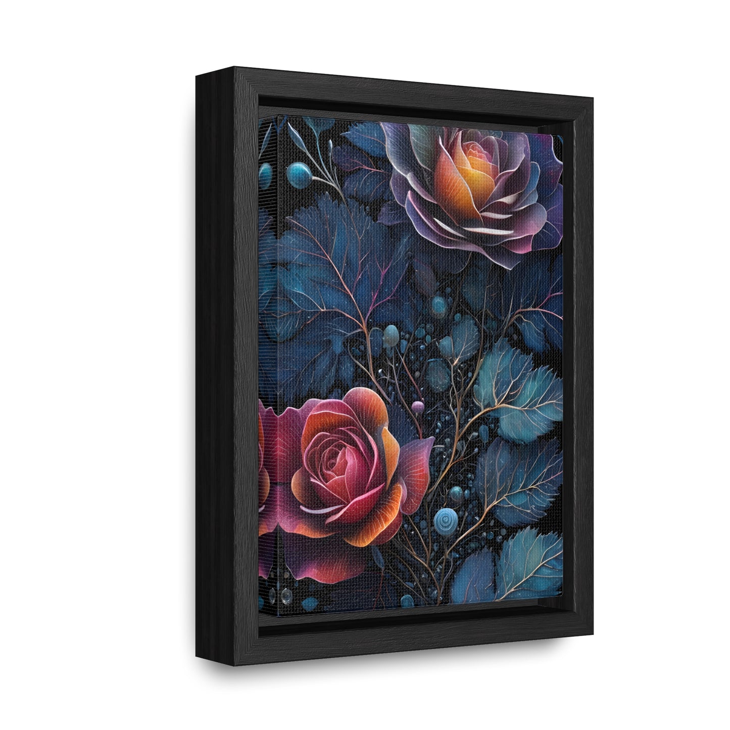 Rosey escapes Gallery Canvas Wraps, Vertical Frame