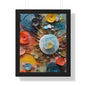 Paper flowers 4 Framed Vertical Poster