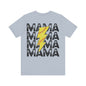 Distressed Softball mama Unisex Jersey Short Sleeve Tee