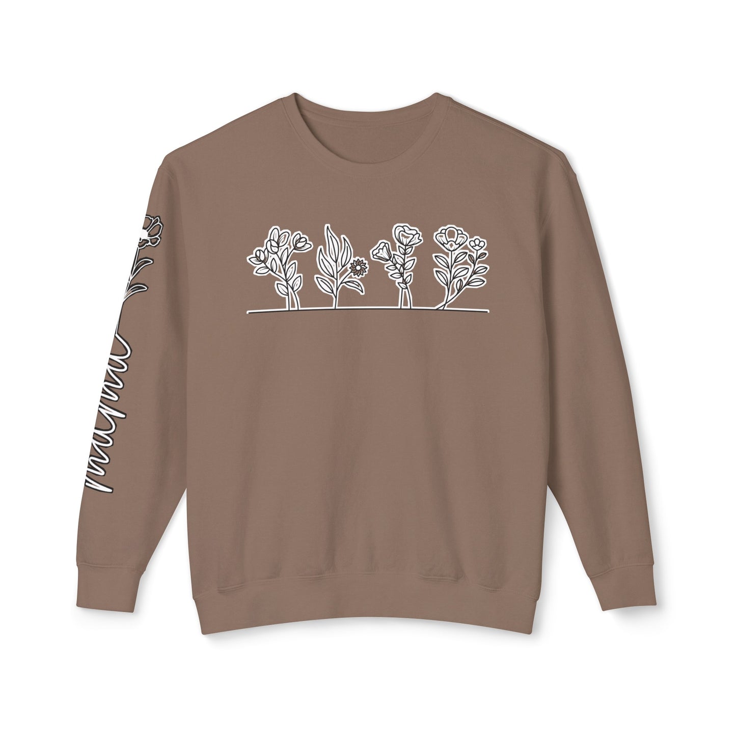 Wildflower Mama Unisex Lightweight Crewneck Sweatshirt