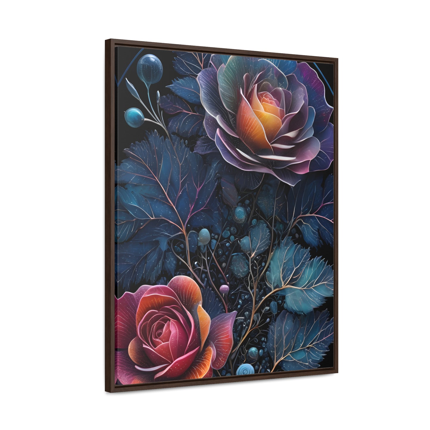 Rosey escapes Gallery Canvas Wraps, Vertical Frame