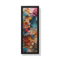 Paper flower pastel 1 Framed Vertical Poster