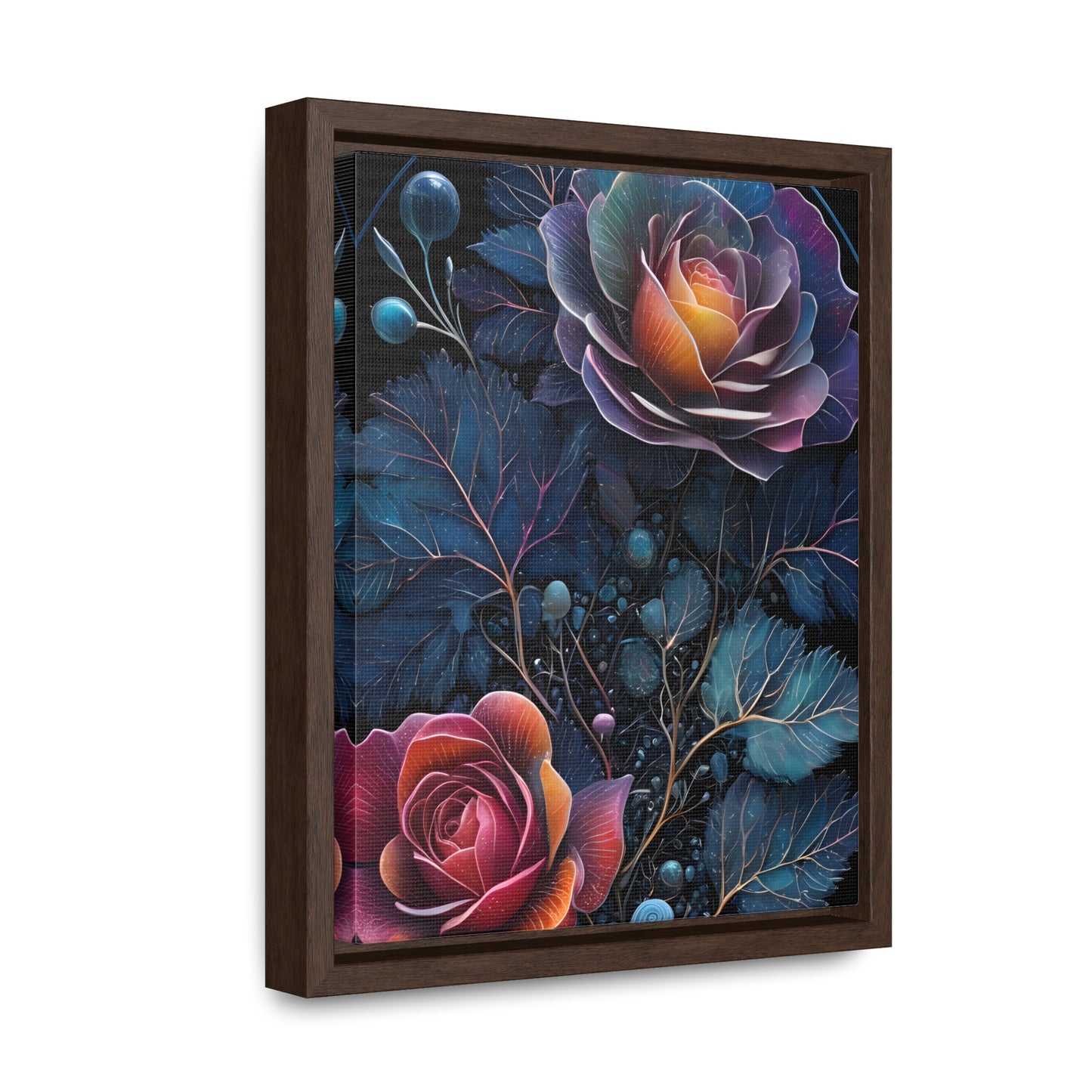 Rosey escapes Gallery Canvas Wraps, Vertical Frame