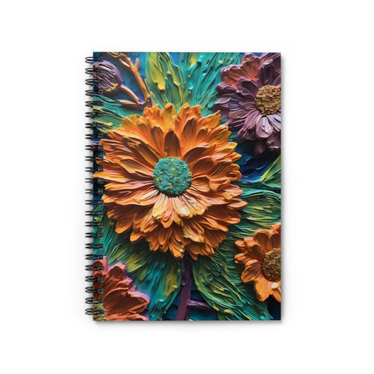 Pallet knife Spiral Notebook - Ruled Line