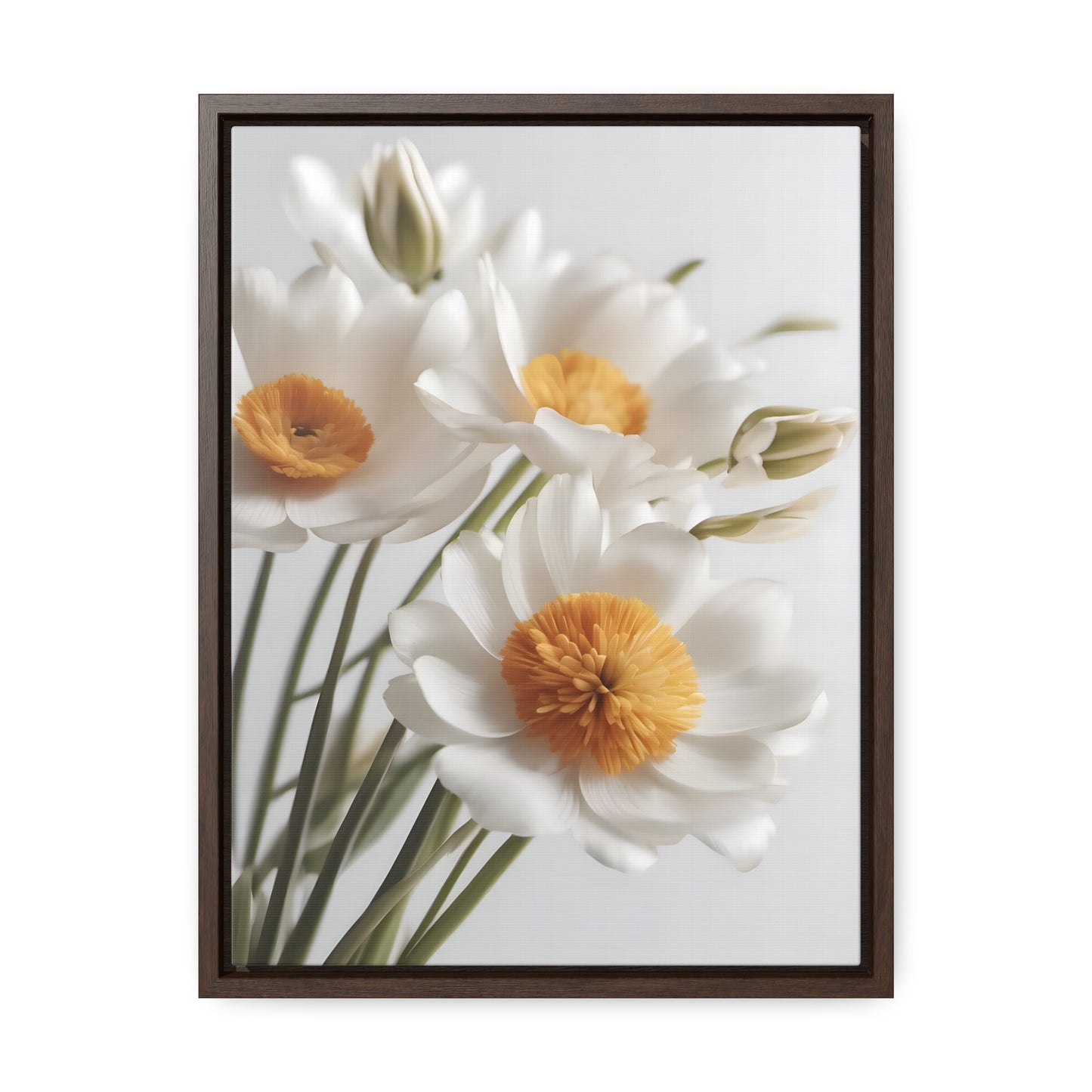 Daisy Gallery Canvas Wraps, Vertical Frame