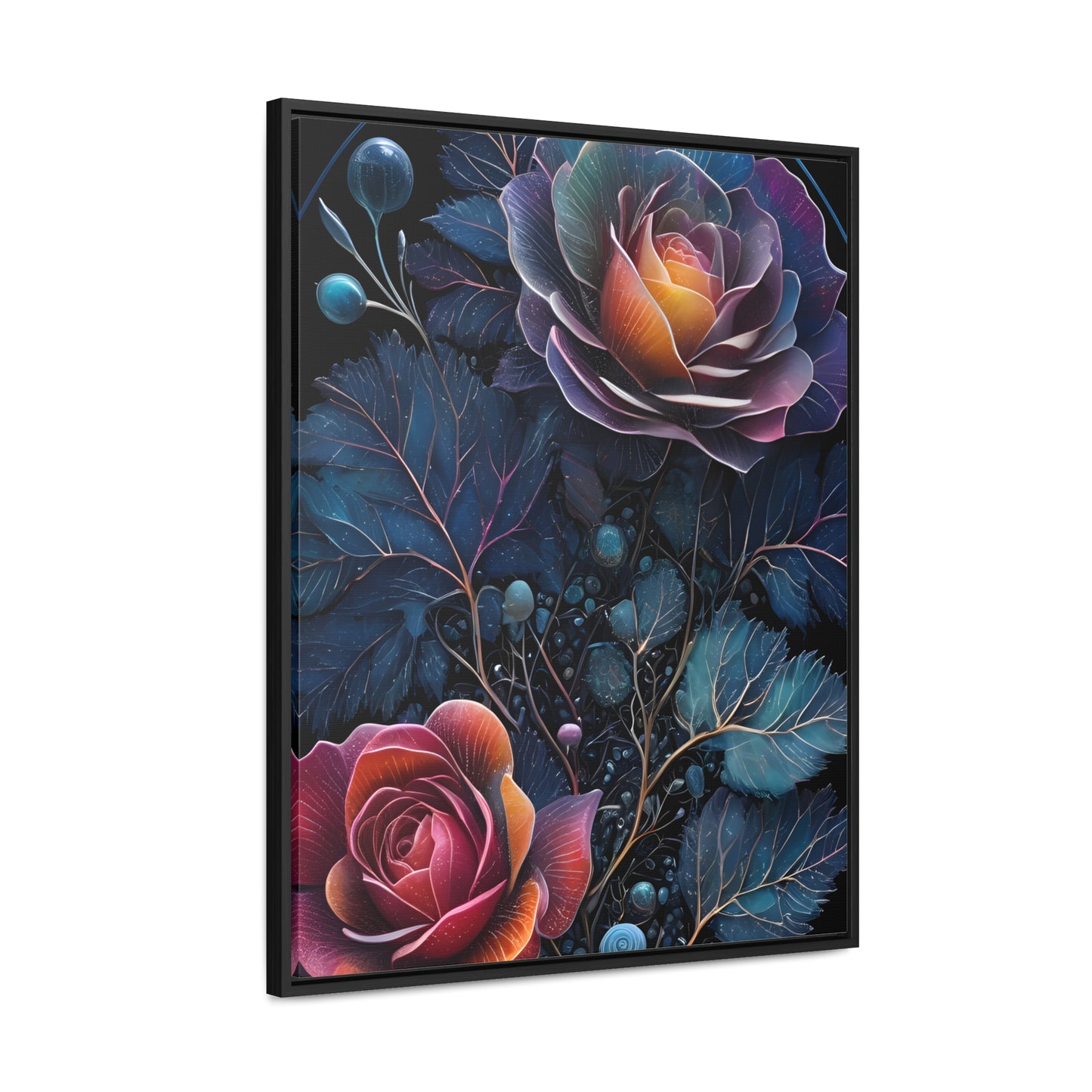 Rosey escapes Gallery Canvas Wraps, Vertical Frame