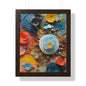 Paper flowers 4 Framed Vertical Poster