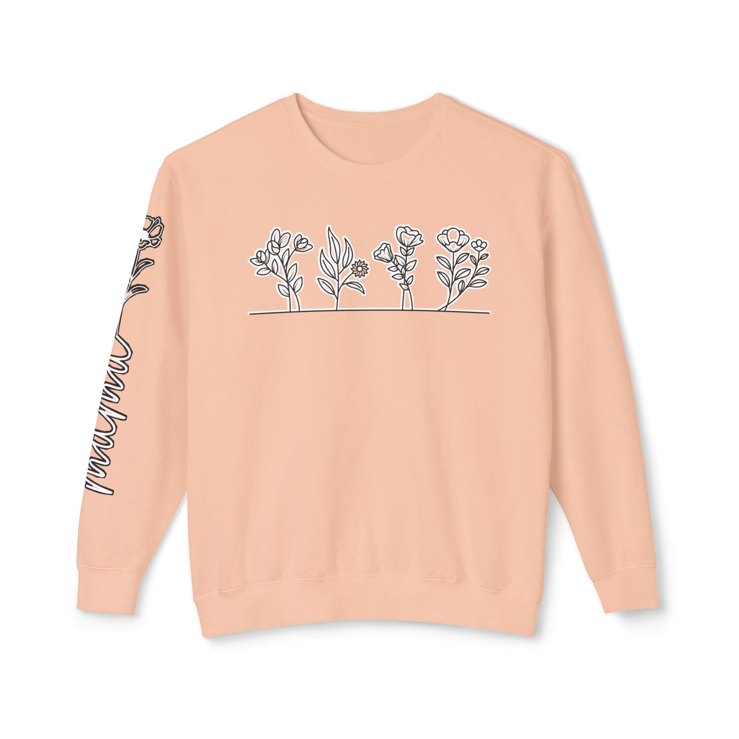 Wildflower Mama Unisex Lightweight Crewneck Sweatshirt