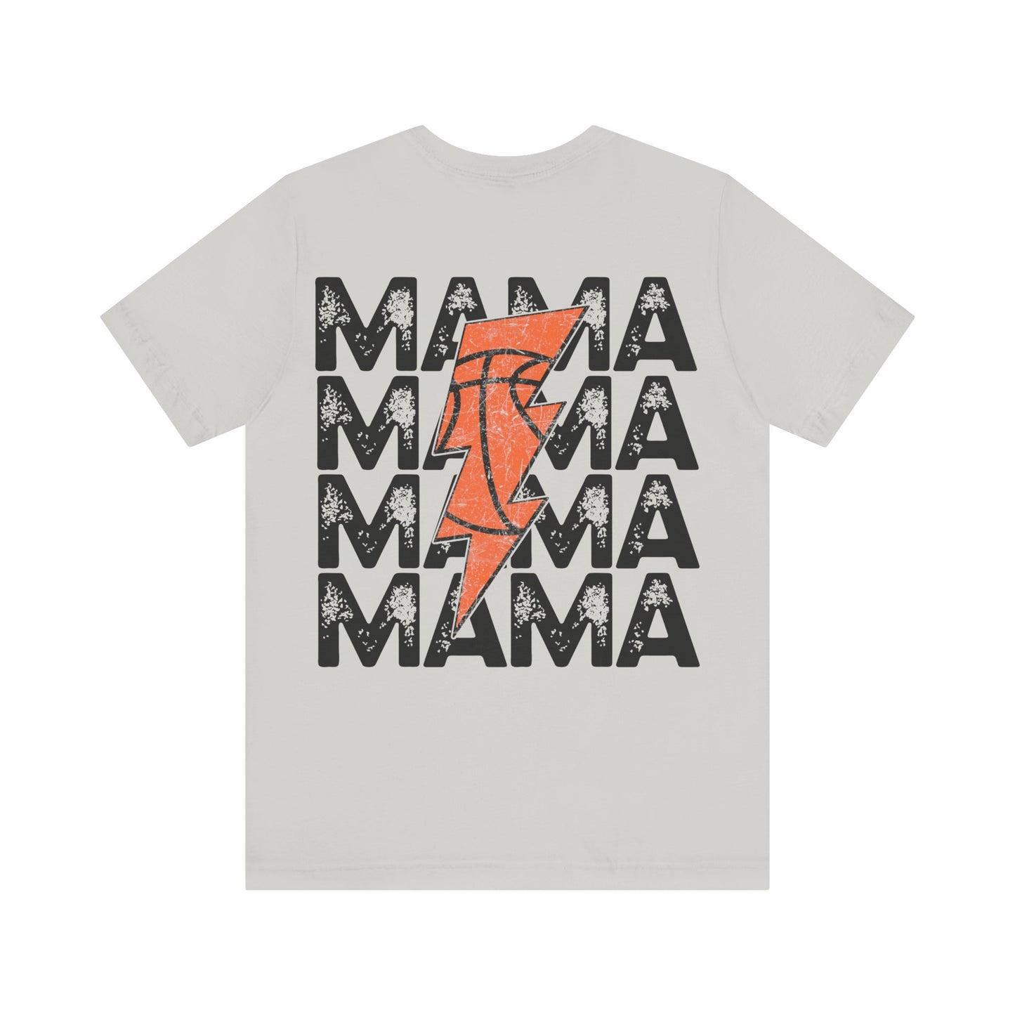 Distressed football mama Unisex Jersey Short Sleeve Tee