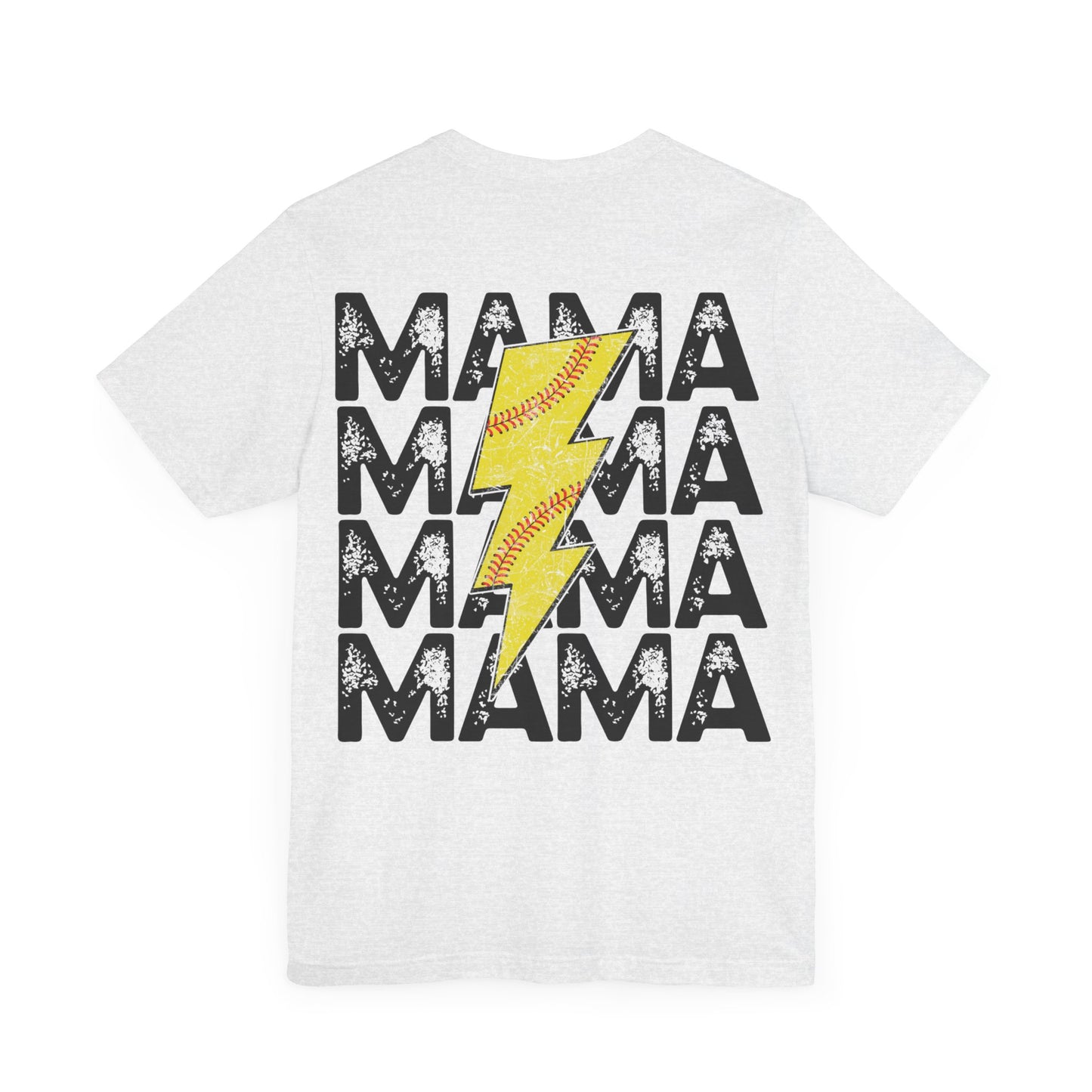 Distressed Softball mama Unisex Jersey Short Sleeve Tee