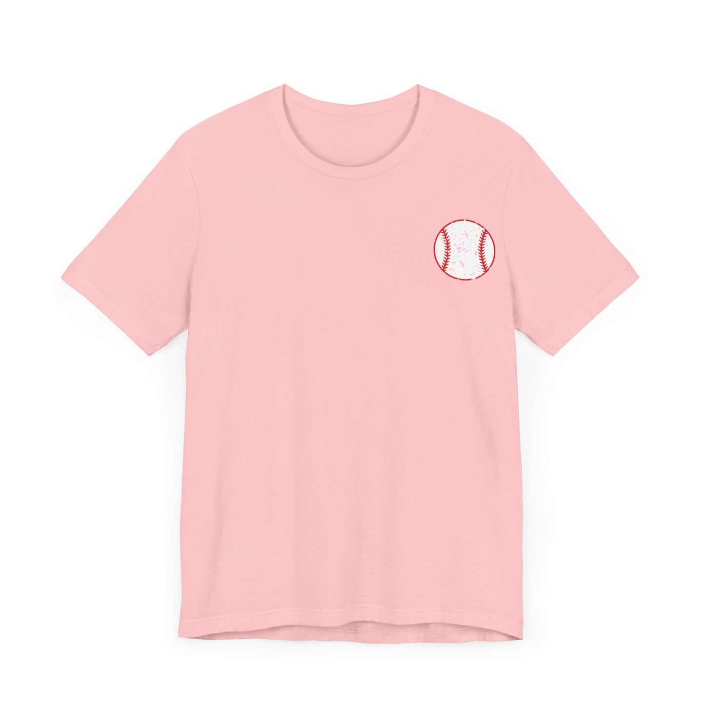 Distressed baseball mama Unisex Jersey Short Sleeve Tee