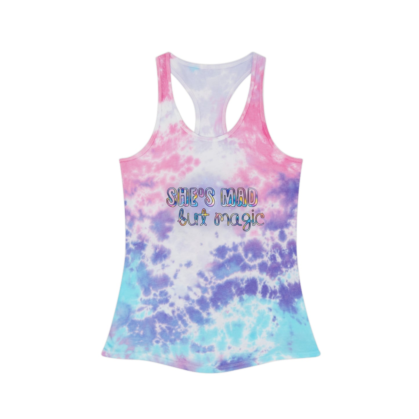 Mad but magic Tie Dye Racerback Tank Top