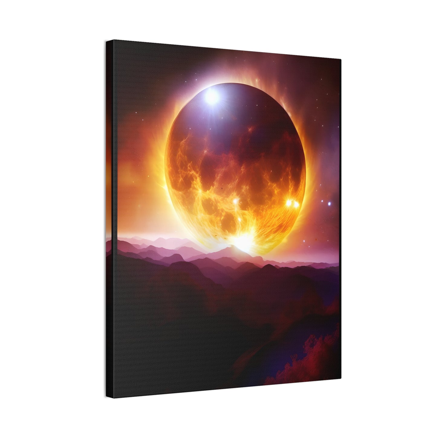 Total eclipse Canvas Stretched, 0.75"