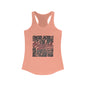 Baseball quotes Women's Ideal Racerback Tank