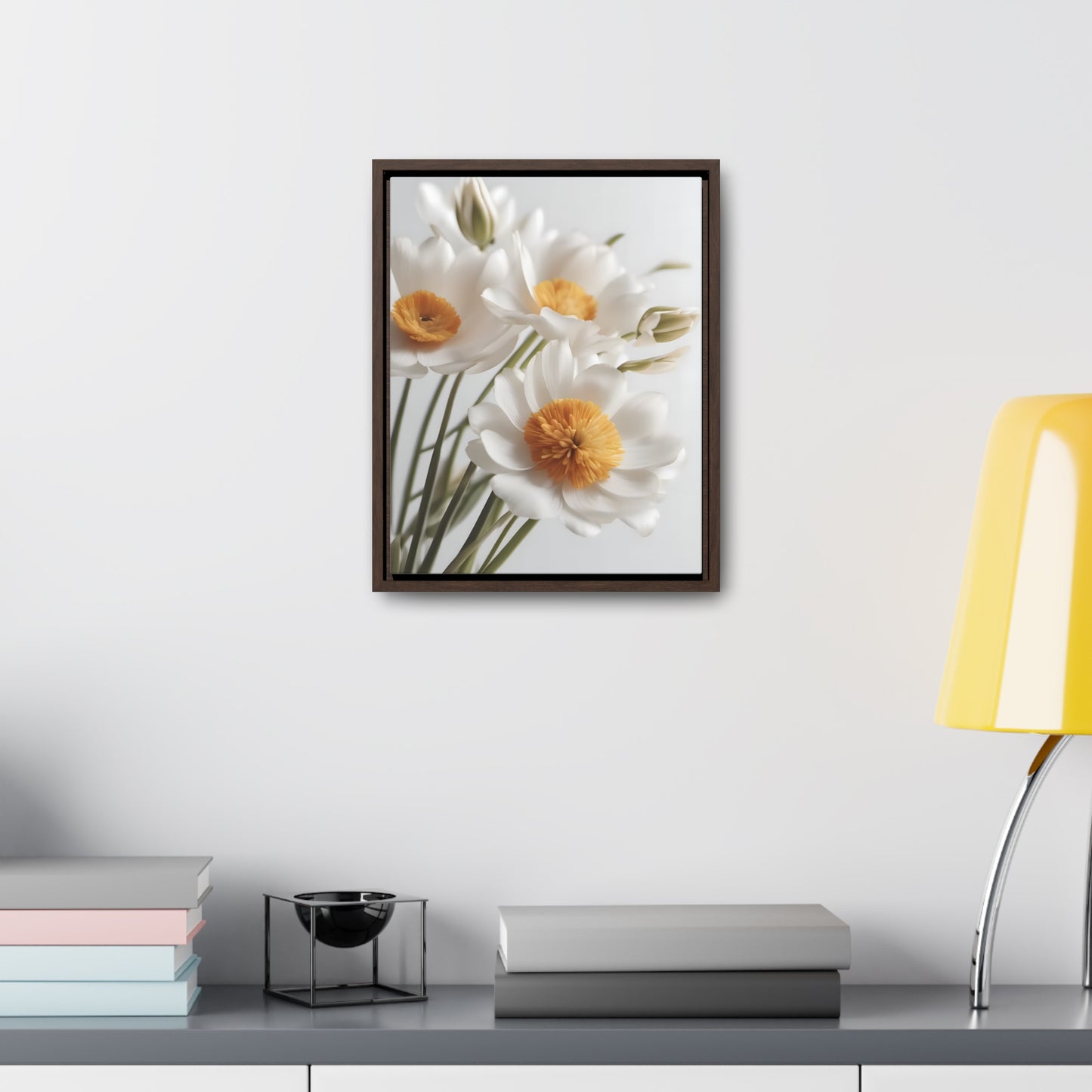 Daisy Gallery Canvas Wraps, Vertical Frame