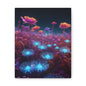 Bioluminescent night 2 canvas Stretched, 0.75"