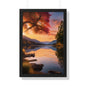 Lake Veiws Framed Vertical Poster