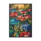 Stained glass garden Gallery Canvas Wraps, Vertical Frame