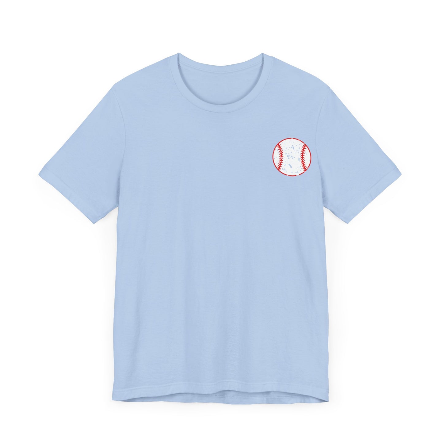 Distressed baseball mama Unisex Jersey Short Sleeve Tee