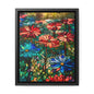 Stained glass garden Gallery Canvas Wraps, Vertical Frame