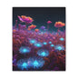 Bioluminescent night 2 canvas Stretched, 0.75"