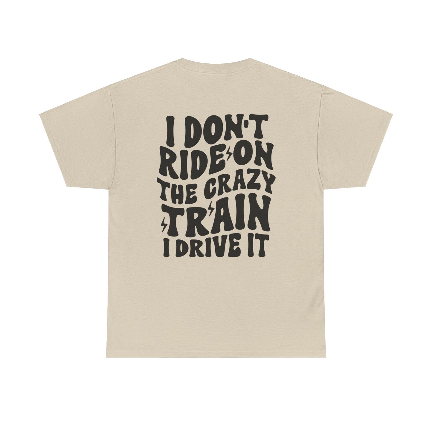 Crazy Train Unisex Heavy Cotton Tee