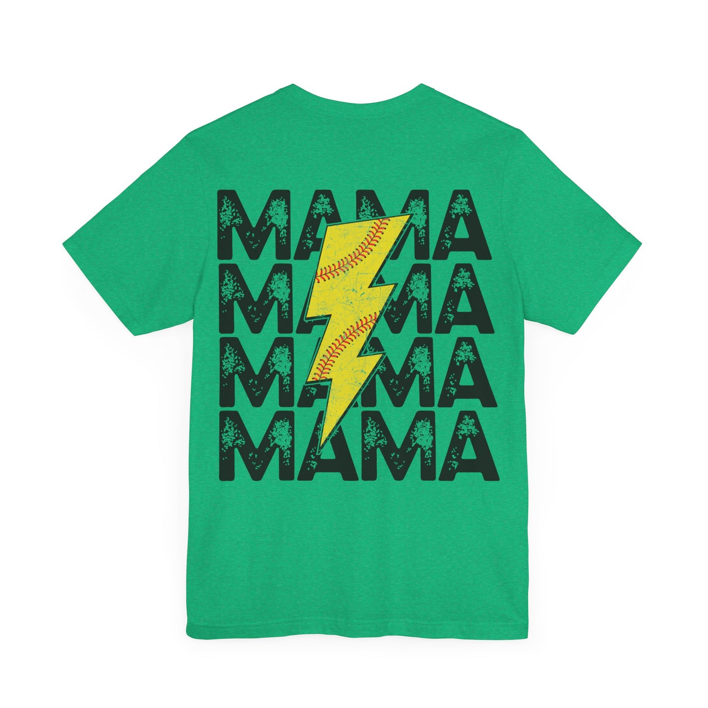 Distressed Softball mama Unisex Jersey Short Sleeve Tee