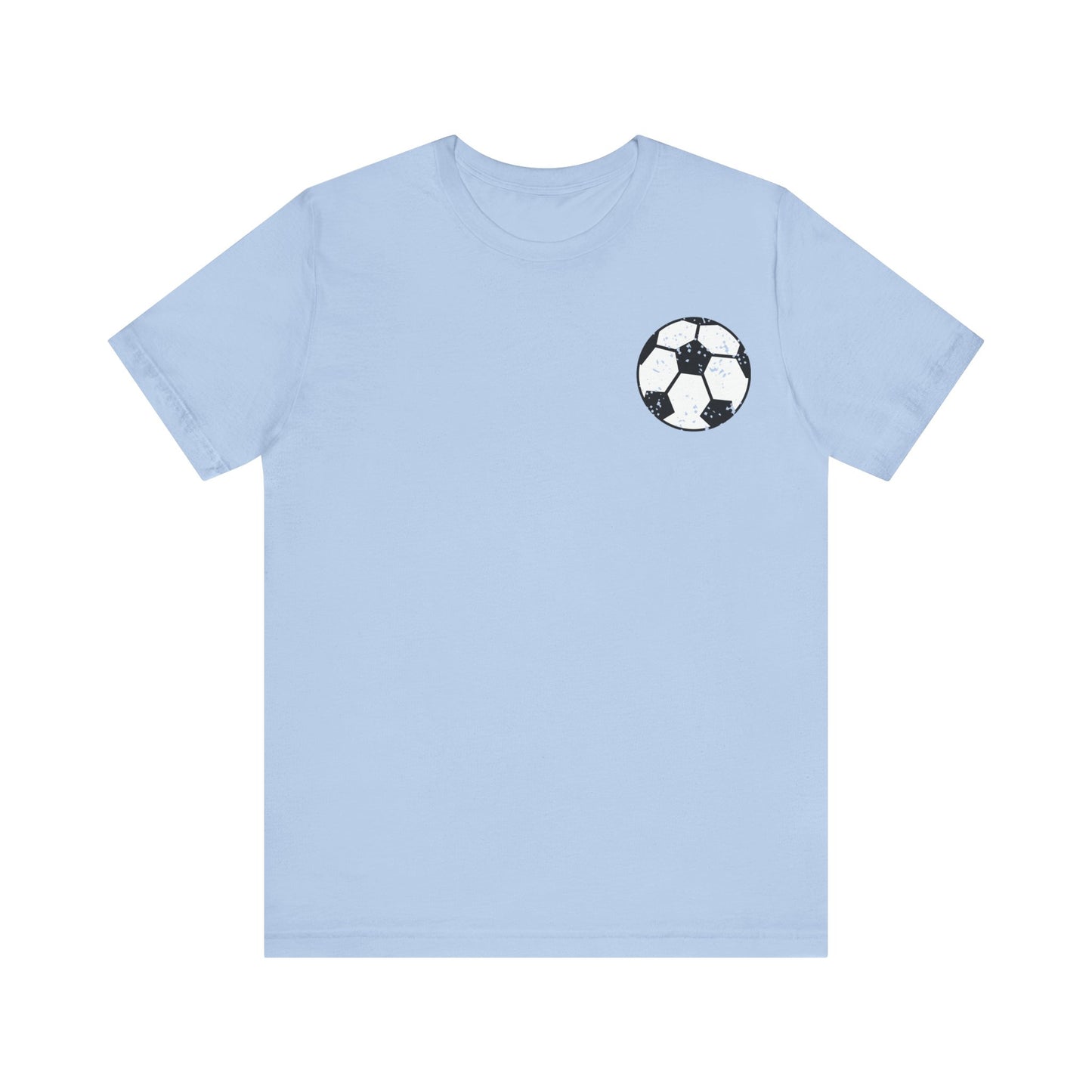 Distressed Soccer mama Unisex Jersey Short Sleeve Tee