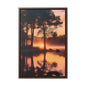 Lake sunset Gallery Canvas Wraps, Vertical Frame